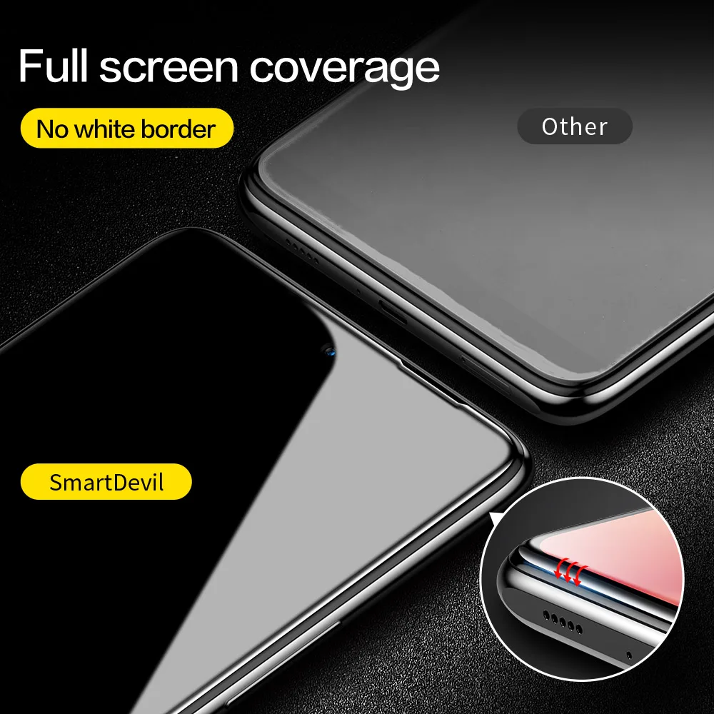 SmartDevil Пълно Покритие от Закалено Стъкло за Redmi Note 11 10 Pro Защитни Фолиа за Екрана Xiaomi POCO F3 X3 GT HD Защитно Фолио 4