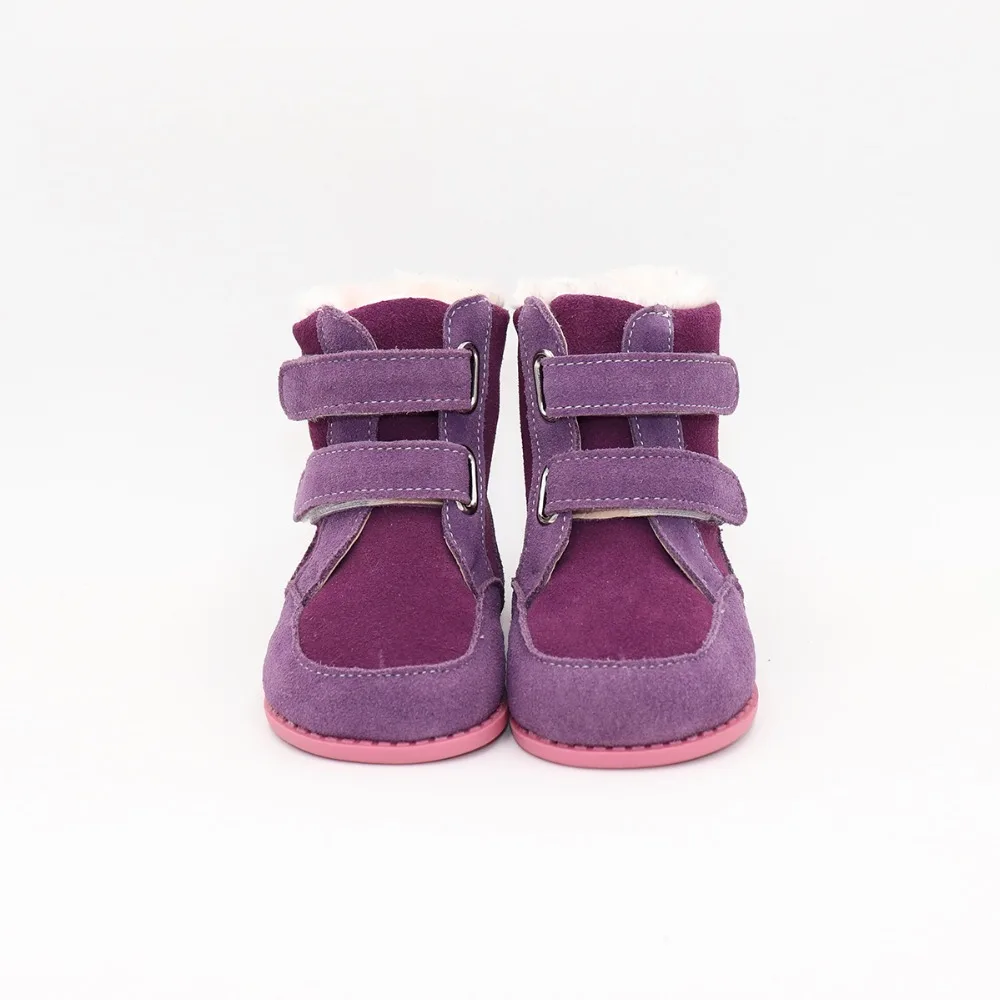 Tipsietoes 2023 Нова Зимни Детски Обувки на Бос крак Кожени Обувки Martin Детски Зимни Обувки За Момичета И Момчета Гумени Модерни Розови Маратонки 1