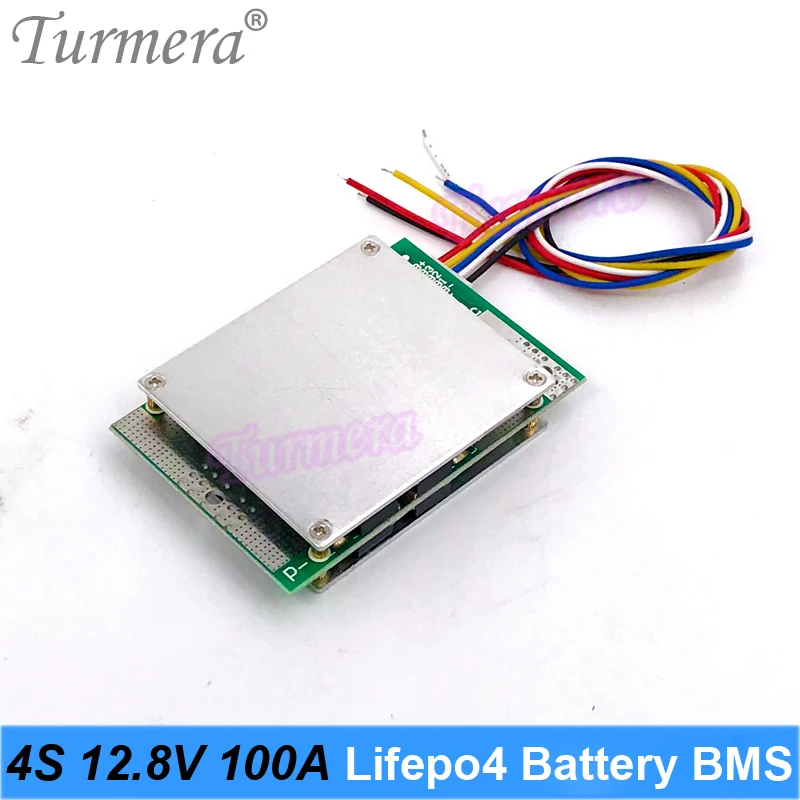 Turmera 4S 12,8 В 100A Баланс Lifepo4 Батерии BMS Баланс Защитена Такса за 3.2 В 100Ah 200Ah 280Ah 310Ah Lifepo4 Батерии Използване 2
