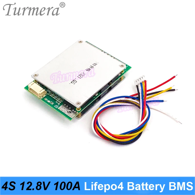 Turmera 4S 12,8 В 100A Баланс Lifepo4 Батерии BMS Баланс Защитена Такса за 3.2 В 100Ah 200Ah 280Ah 310Ah Lifepo4 Батерии Използване 3