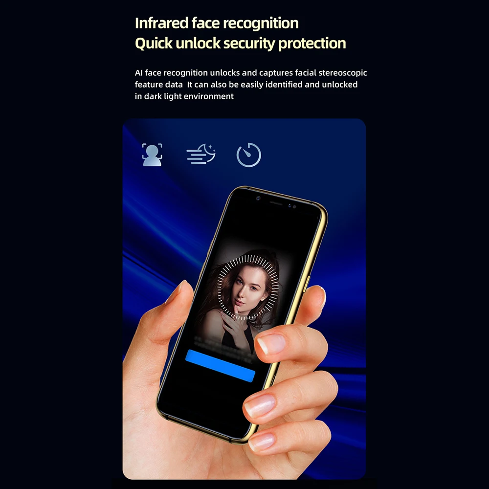 UNIWA X60 От 3.46 Инчов Мини Смартфон Global 4G LTE Android 6,0 Мобилен Телефон С две SIM карти, Двоен режим на готовност, Мобилен Телефон 1050 mah, Разблокированное Лицето 5
