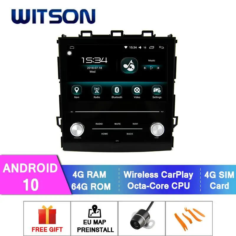 WITSON Android 12 АВТОМОБИЛНА DVD СИСТЕМА за SUBARU FORESTER 2019 2020 GPS QLED Екран Carplay Авто Мултимедия