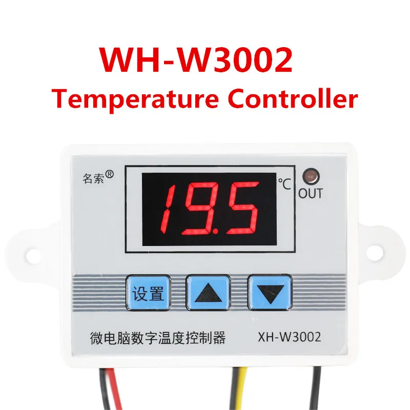 XH-W3002 Регулатор на температурата на 220 В 12 В 24 В Led Дигитален Контролен Термостат Микрокомпьютерный Преминете Терморегулятор Сензор Отстъпка 30% 0