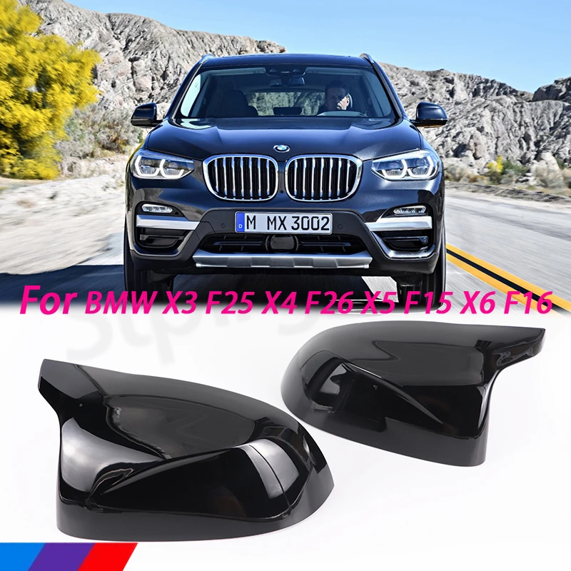 Автоматично Странично Огледало за Обратно виждане, Накладки, Черен модел от карбон За BMW X3 F25 F26 X4 X5 F15 F16 X6 2014 2015-2018 M стил