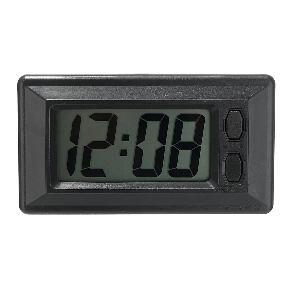 В ултра-тънък Часовник на Арматурното Табло на Колата с Цифров LCD Дисплей с Дисплей Календар, Мини-Портативни, Автомобилни Аксесоари 5