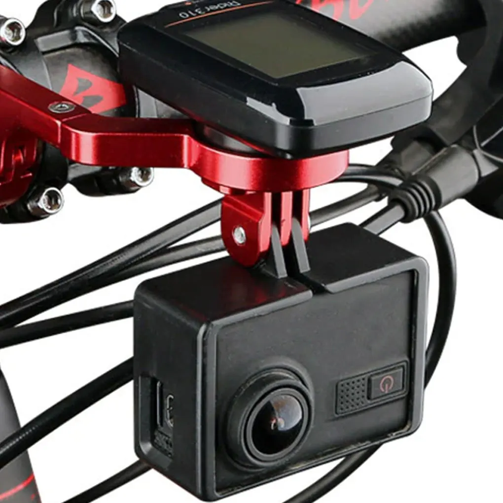 Велосипеден Компютър Държач За Закрепване на Камерата Многофункционална Поставка под Наем От Алуминиева Сплав Скоба За Езда Замяна за Garmin 2
