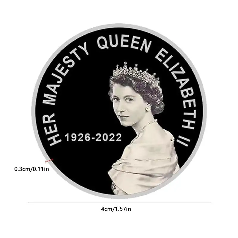 Възпоменателна монета на Кралица Елизабет II 1926-2022 на нейно Величество Кралица Елизабет II Игли Сбирка Медалите Сувенирни Колекция Подаръци 3