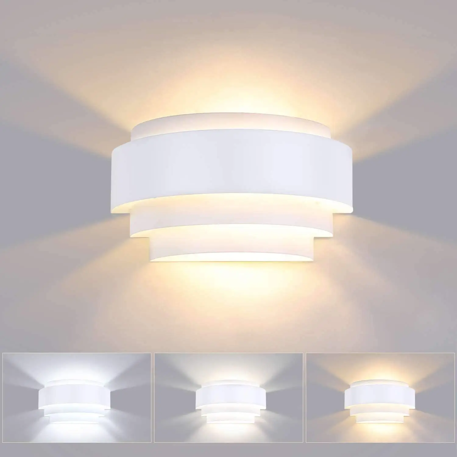 Вътрешно Осветление В Скандинавски Стил E27 Led Осветление Стена Модерни Нагоре Надолу Нощни Лампи, Лампа, Стенни Закрит Коридор Дневен Тракт Спалня 0