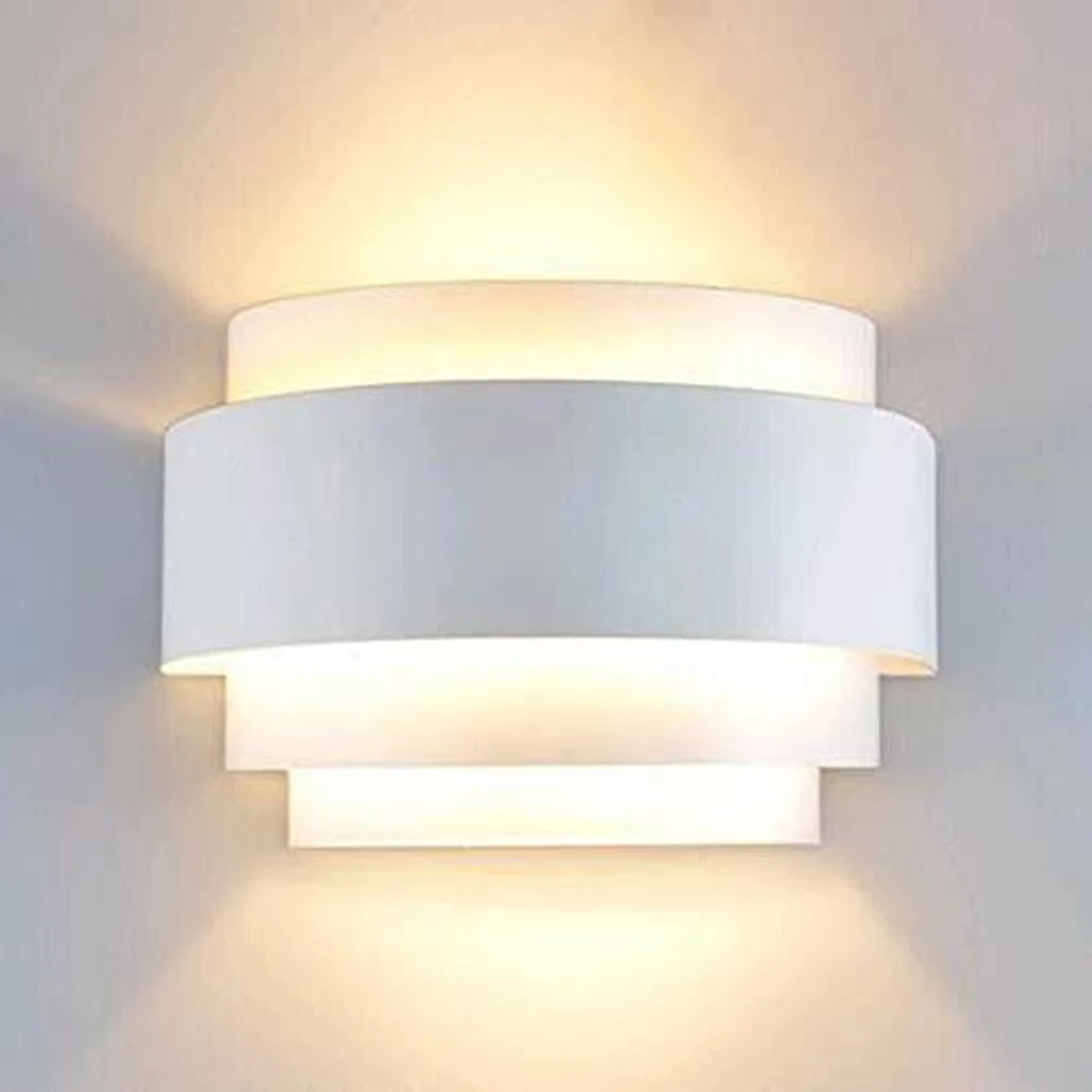Вътрешно Осветление В Скандинавски Стил E27 Led Осветление Стена Модерни Нагоре Надолу Нощни Лампи, Лампа, Стенни Закрит Коридор Дневен Тракт Спалня 2