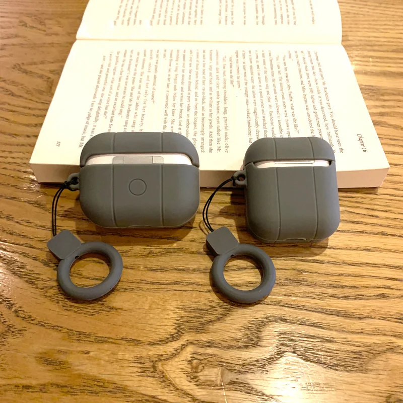 Гореща разпродажба силикон класически конзола комплект ретро слушалка защитен калъф за носене за airpods 1 2 3 pro Калъф за слушалки С подходящ пръстен 5