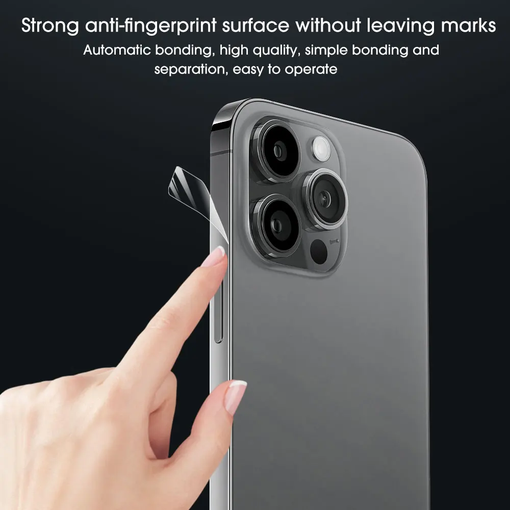 За Apple iPhone 14 Plus Pro MAX Frame Телефон Прозрачна Мека Фолио Етикети Защита От Надраскване Странични Гидрогелевые Филм 3