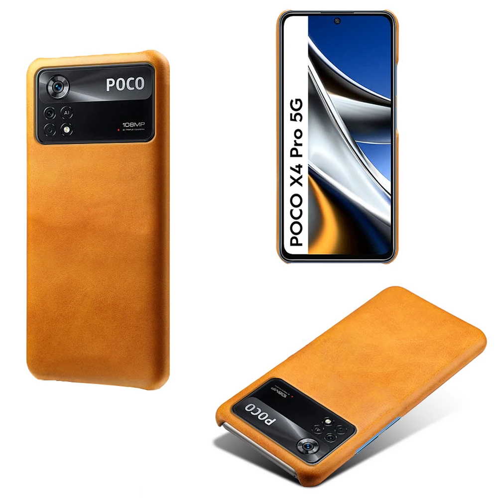 За Poco Pro X4 5G Калъф За Poco Pro X4 M4 Pro е Тънък Ретро калъф от изкуствена кожа За Poco X4 M3 M4 Pro 4G F3 F2 F1 X3 NFC GT 4