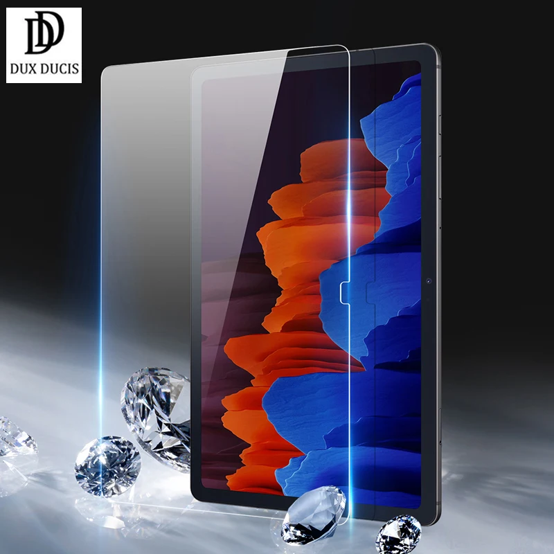 За Samsung Galaxy Tab S7 S8 Плюс Закалено Стъкло DUX DUCIS 0,33 мм, HD Чувствителен на цял екран Протектор за Tab S7 S8 Стъкло