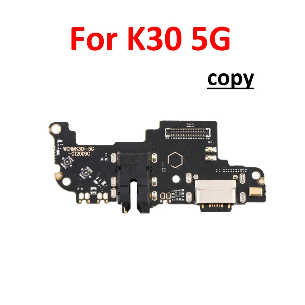 За Xiaomi Redmi K30 5G Type C зарядно устройство ще захранване на Такса ПХБ Докинг Станция Гъвкав Конектор за USB кабел за зареждане Порт Такса Резервни Части 1