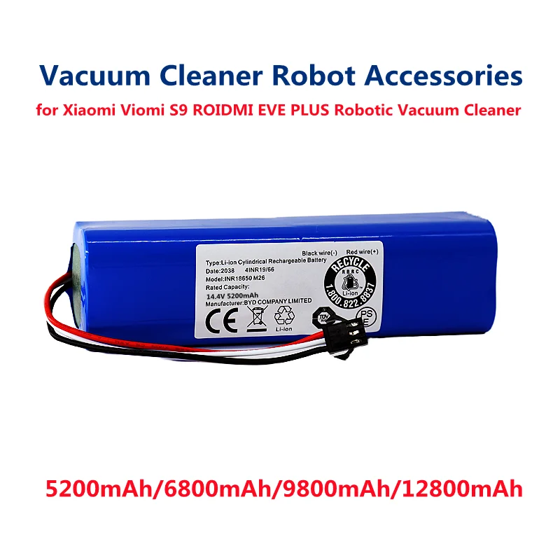 За XiaoMi Roidmi Eve Plus Оригинални аксесоари литиева батерия Акумулаторна батерия подходяща за подмяна и ремонт 1