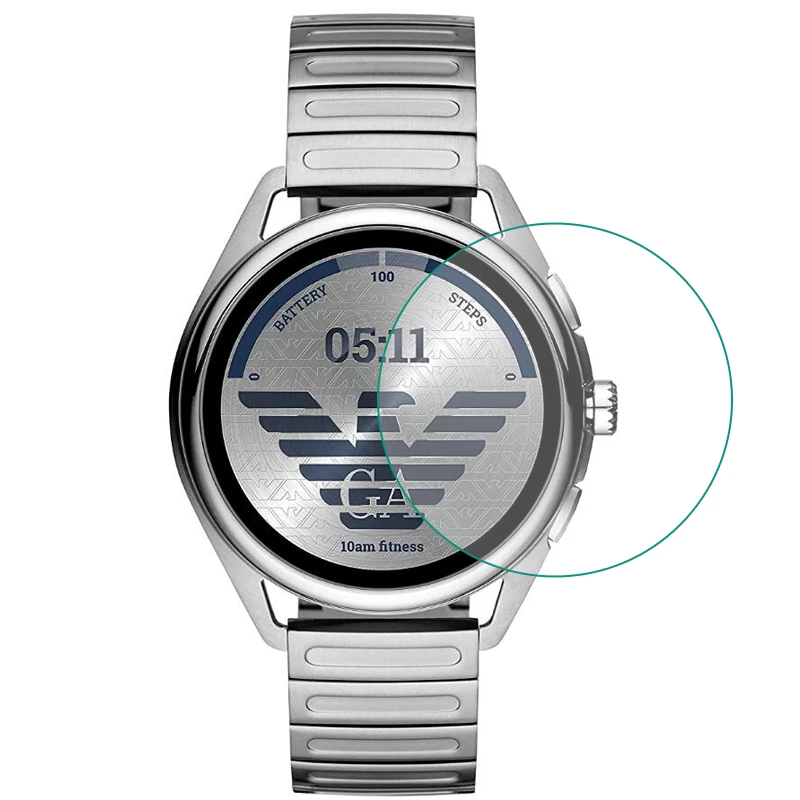 Закалено Стъкло Прозрачно Защитно Фолио За Emporio Armani Smartwatch 3 2019 Часовници LCD Екран Защитно покритие за Защита на