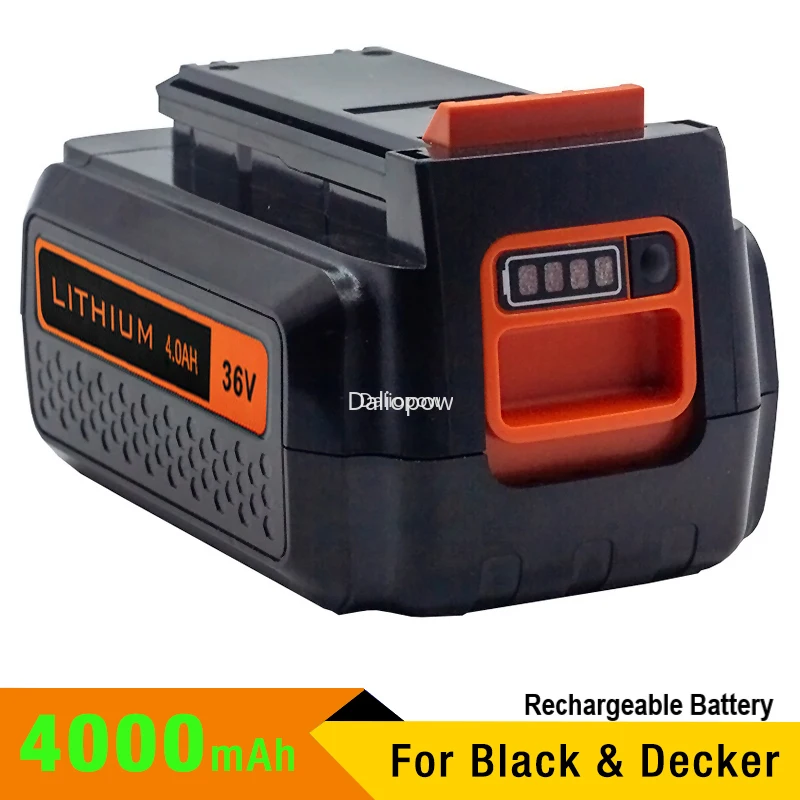 Замяна За Black & Decker 36/40 4000 mah Литиево-йонна Батерия за електрически инструменти LBXR36 BL2036 LST300 LBX2040 BL1536 LST220 Безжични Инструменти