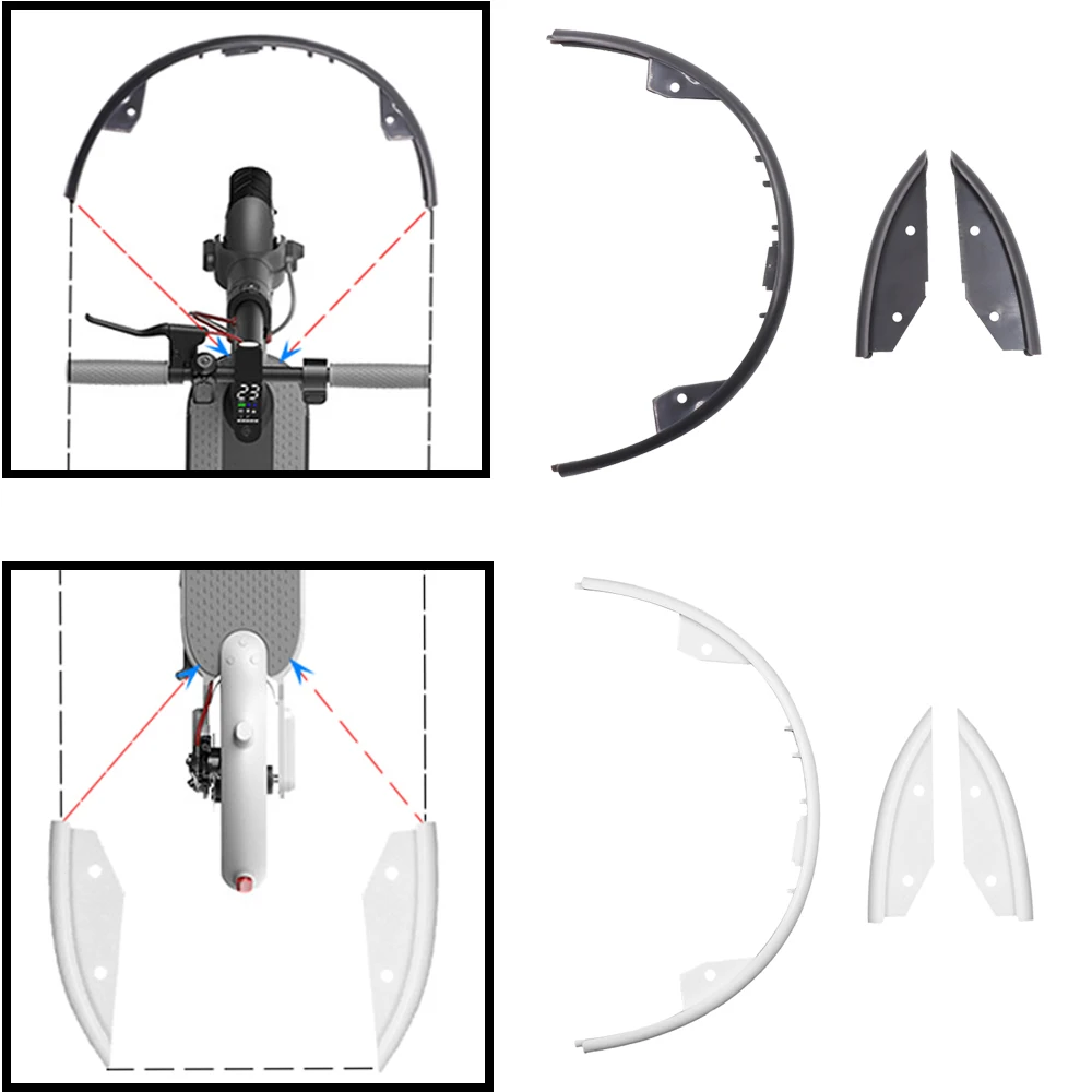 Защитна Броня Електрически Скутер За Xiaomi Mijia M365, предните и задните Ленти за Тяло, Стикер, Лента, Ленти За Скейтборд