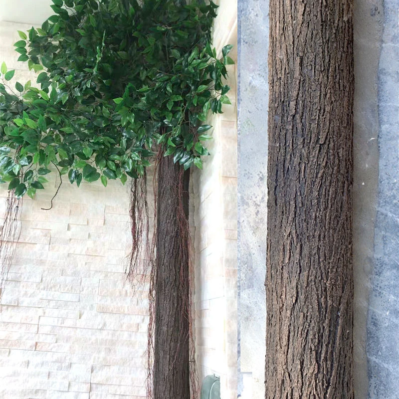 Имитация на Кората на Тръби Украса на Течаща Тръба Колона Блок Стени САМ Балкон Декорация от Естествена Растение Фалшив Дърво Изкуствено Дърво 2