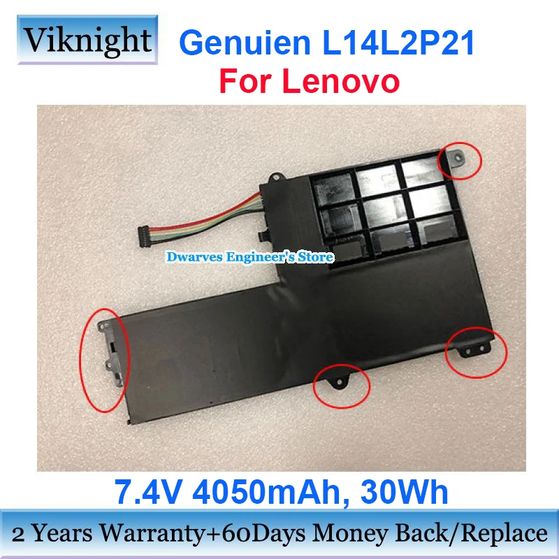 Истински L14L2P21 7,4 В 4050 mah Батерия за лаптоп Tpye3 За Lenovo Yoga 500 IdeaPad 720 S41 L14M2P21 SB10W67230 5B10W67232 5B10G78610 0