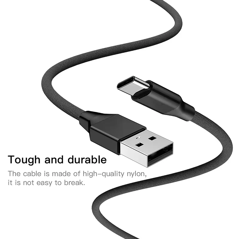 Кабел Micro USB 3A Бързо Зареждане Зарядно Устройство За Телефон USB Type C Кабел За Предаване на Данни За Xiaomi Redmi Samsung Android USB C Тел За Бързо Зареждане 2