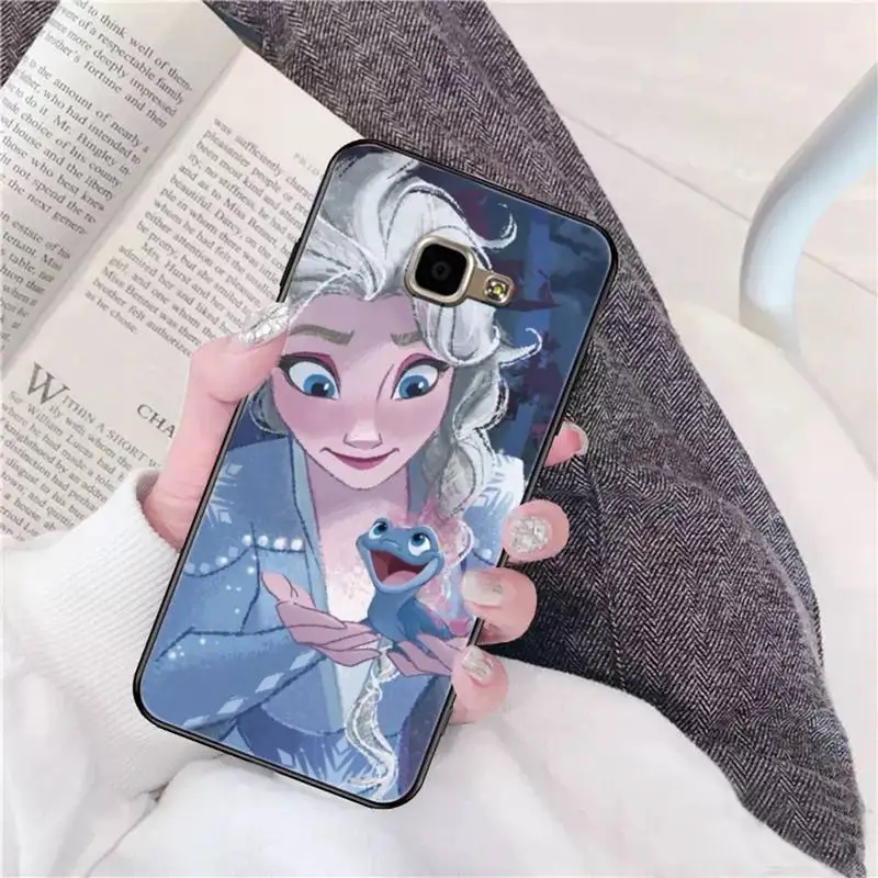 Калъф за телефон Disney Princess Frozen Elsa за Samsung A51 01 50 71 21S 70 31 40 30 10 20 S E 11 91 A7 A8 2018 3