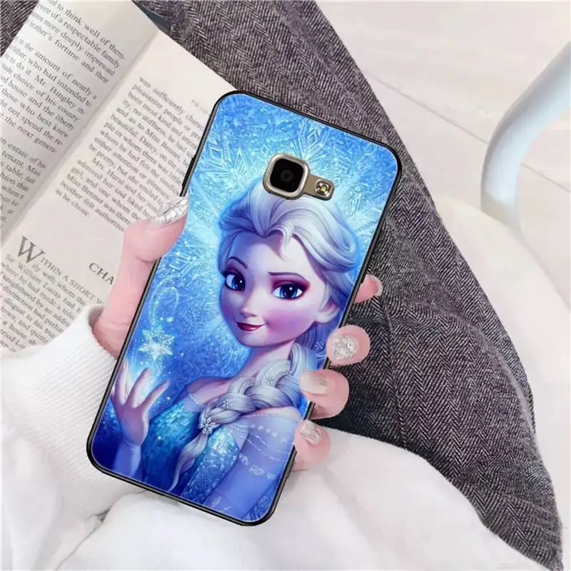 Калъф за телефон Disney Princess Frozen Elsa за Samsung A51 01 50 71 21S 70 31 40 30 10 20 S E 11 91 A7 A8 2018 5