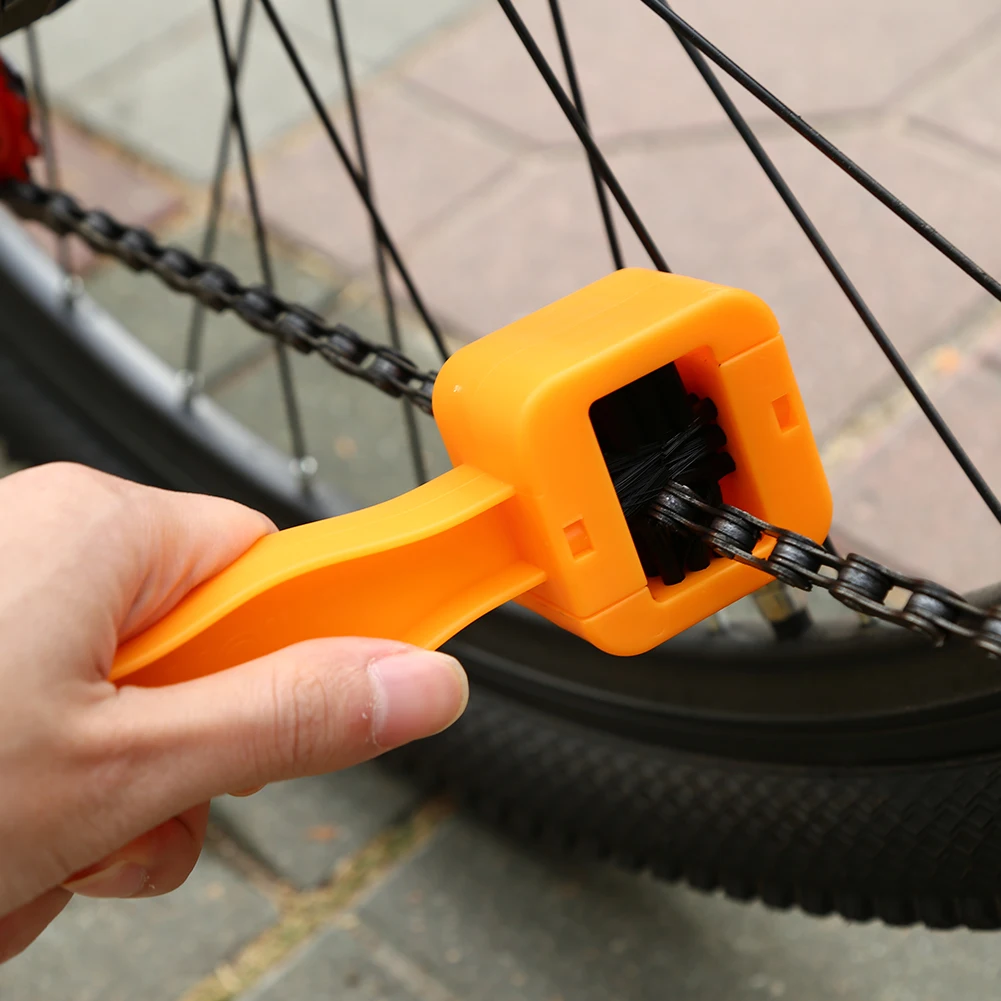 Комплект За Почистване на Веригата на МТВ Велосипед Четки За Почистване Портативен Пречиствател на Велосипед Верига Велосипедни Четки Скрубер Инструмент За Измиване на Велосипедни Аксесоари 1
