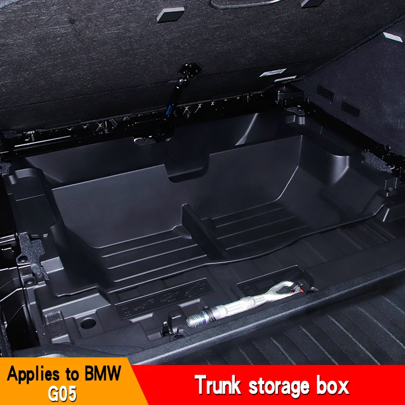 Кутия за съхранение на багажника на колата новото BMW X5 X6 X7 G05 G06 G07 кутия за съхранение на долната преграда на багажника и обновен кутия за съхранение на инструменти за автомобилни консумативи 0