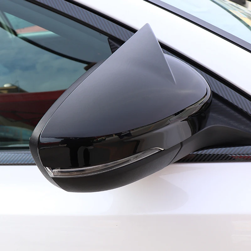 Кутията странично огледало Подходящ За Ford Focus MK4 Хетчбек, Седан 2019 2020 Карбоновые Капаци Огледала за обратно виждане ABS Автоаксесоари 2021 5
