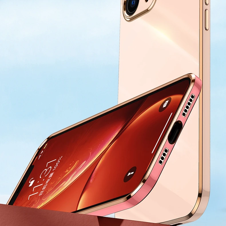 луксозен Калъф За телефон iPhone SE 2020 7 8 Plus XR XS X max защитен калъф задна Броня capa за iphone 11 12 13 14 pro max калъф 5