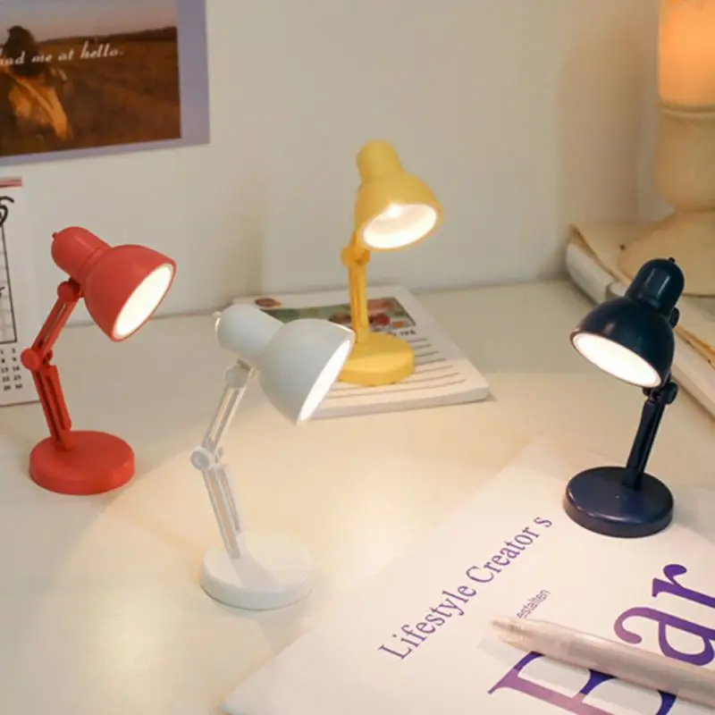 Мини-Книгата На Лампа, Сгъваема Декор Led Тенис На Настолна Лампа За Четене На Книги За Вашия Лаптоп Нощни Осветителни Тела Защита На Очите 0