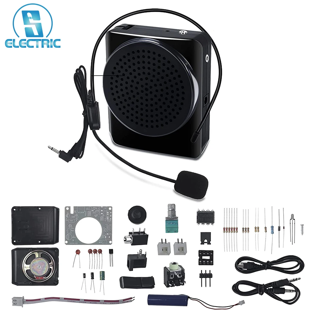 Направи си САМ Kit BS1703 Високоговорител Носене Мегафон Електронна Запояване Проект Практика Чувствителен Микрофон Силен Звук на Излъчване