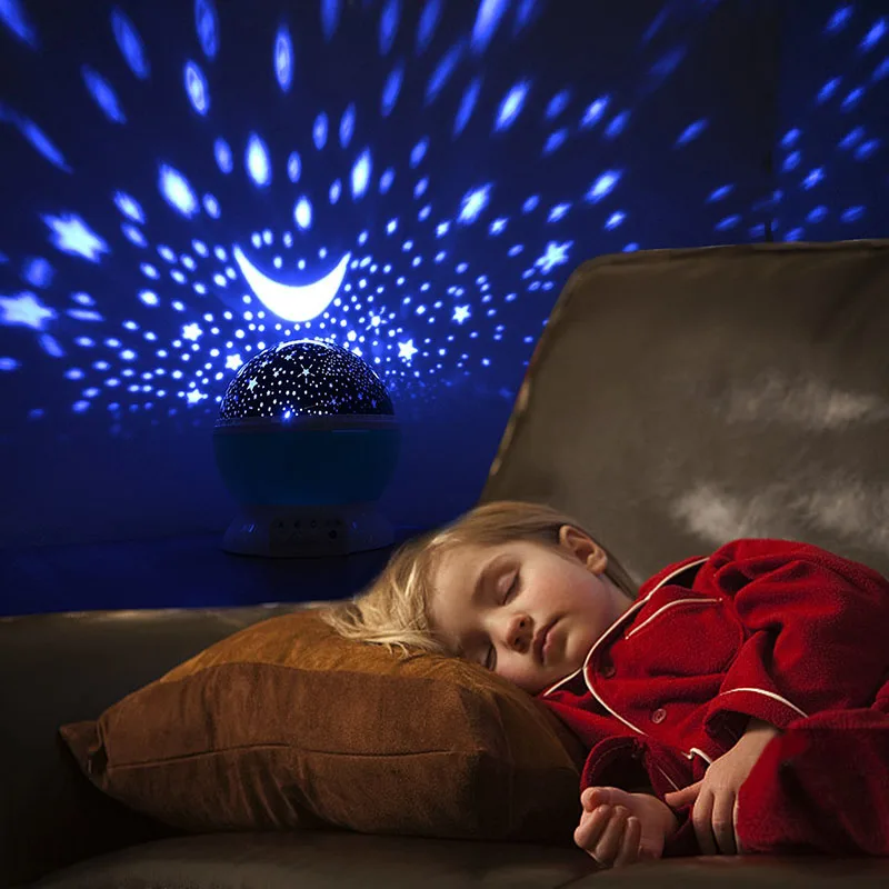 Небесен Проектор Звезда Луната Galaxy Лека Нощ За Деца Детска Спалня Декор Проектор Въртящ Се Детски Лека Нощ Led Детска Лампа 2