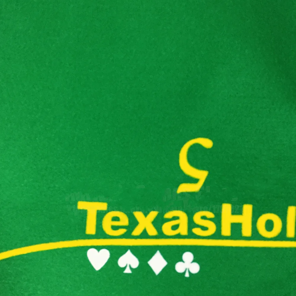 Нов 180*90 см Покривка За Покер Масата Texas Hold ' em Покер Оформления Покривка Филц 10 Играчи Подложка За Покер / Tapis Poker 2