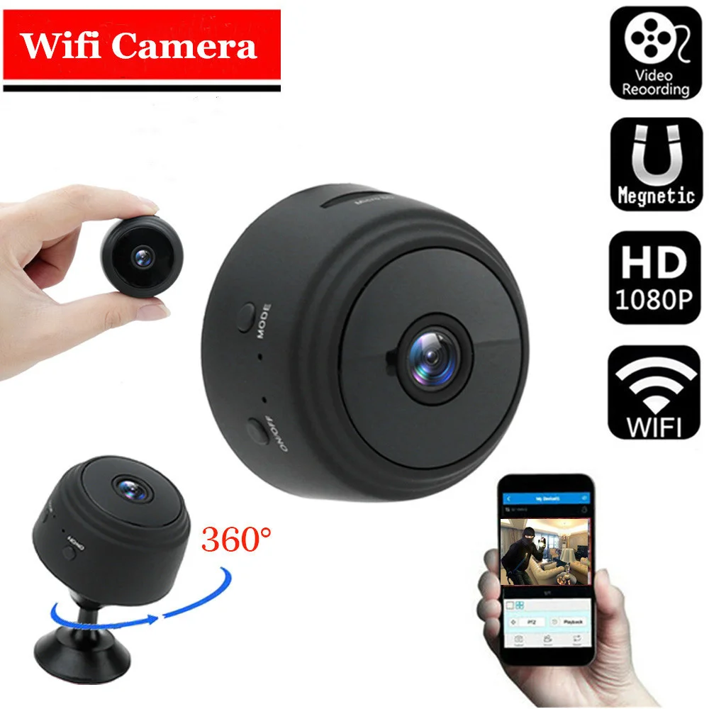 Нов A9 за Видеонаблюдение Wi-Fi Камера Hid Den Дойде Диктофон Безжична Мини Камера Видео, Wi-Fi Камера Безплатна доставка 0