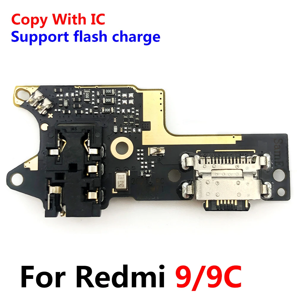 Нов USB Порт За Зареждане на Такса Гъвкав Кабел Конектор резервни Части За Xiaomi Redmi 9 9А 9В 9T 10В 10 Prime Микрофон Модул Копие С IC 1
