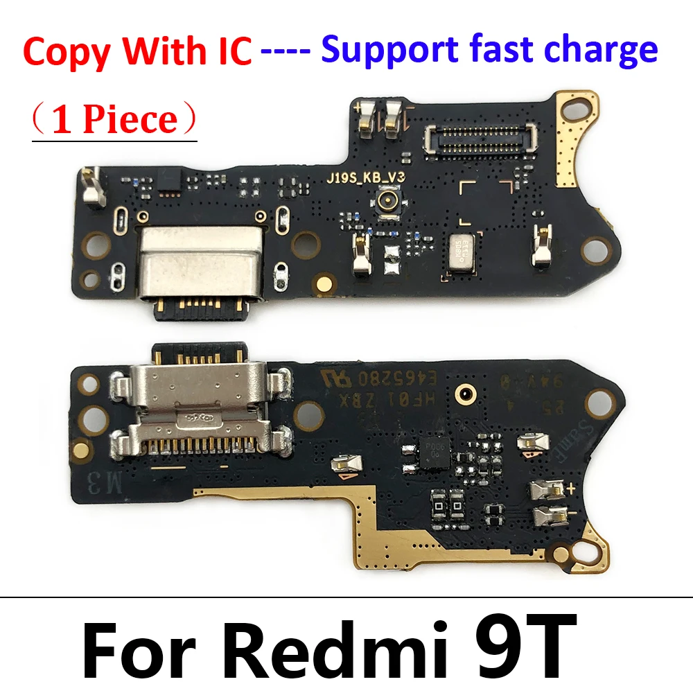 Нов USB Порт За Зареждане на Такса Гъвкав Кабел Конектор резервни Части За Xiaomi Redmi 9 9А 9В 9T 10В 10 Prime Микрофон Модул Копие С IC 3