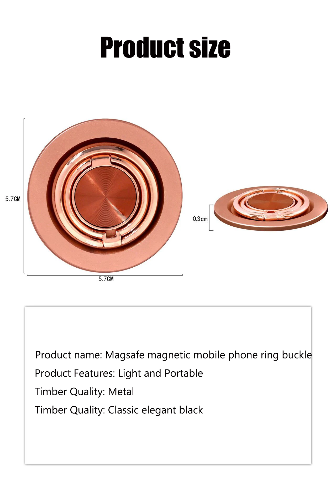 Нов магнитен държач за мобилен телефон, Съвместим с Magsafe за Iphone 12 13 14 Pro / Max, Подвижни и съвместим с безжична зареждане 5