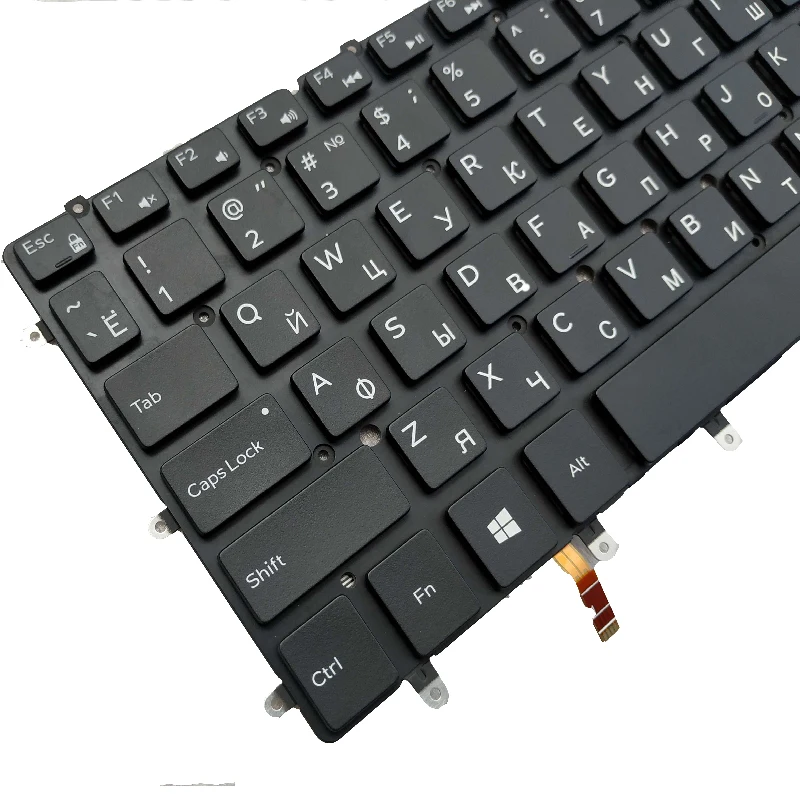 НОВАТА руска BG клавиатура за лаптоп Dell 13 7347 7348 P57G P57G001 P41F P41F001 с подсветка 3