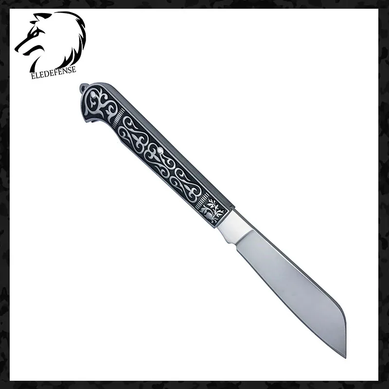 Нови Постъпления Черен Ретро Шарени Мини Джобен Сгъваем Нож CS Go Ножове Инструмент Ловни Ножове Оръжие за Оцеляване За Мъже И Жени 5
