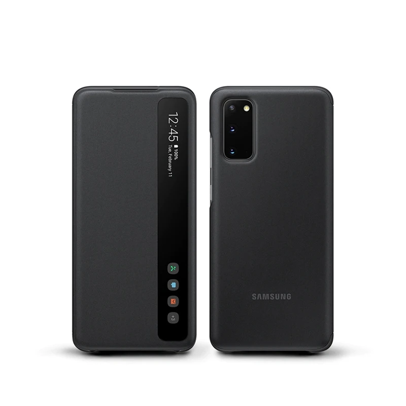Оригинален Samsung Огледален Флип калъф Smart View за Samsung Galaxy S20 /S20 Plus/Ultra 5G с led подсветка S-View Cases EF-ZG980 5