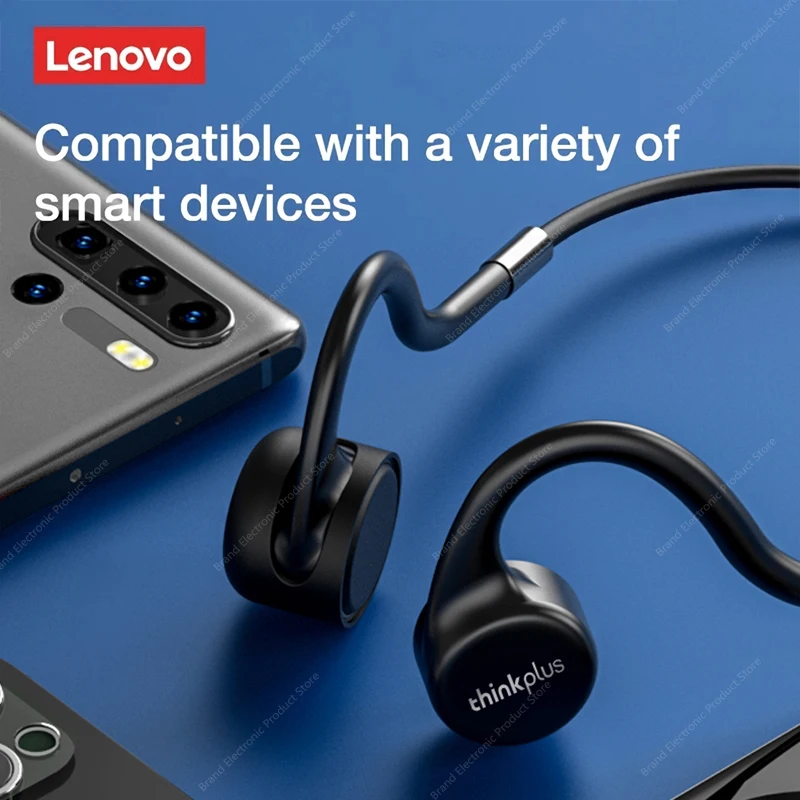 Оригинални Слушалки Lenovo X3/X3 Pro/X4/X5 с Костна Проводимост Bluetooth, Спортен Слушалки, Водоустойчив Безжични Слушалки за Колоезденето 4