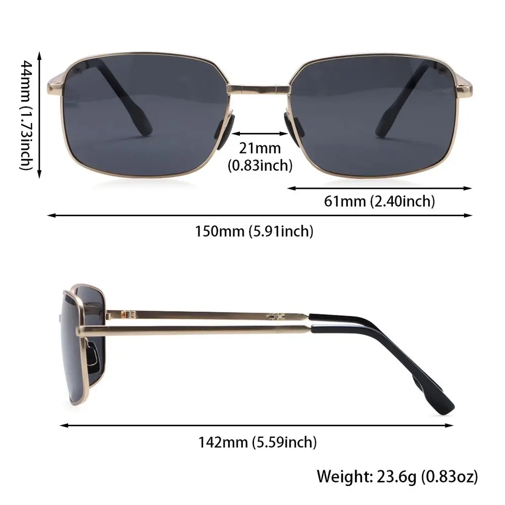 Очила за нощно виждане Eyewear метална рамка, сгъване на свидетелство за управление на стъкла Фотохромен слънчеви Очила слънчеви Очила поляризирани за хора 5