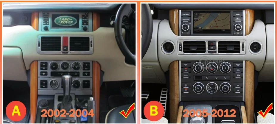 Панел ac 10,2 Инча Android За Land Rover Range Rover L322 Vogue V8 2002 2003-2012 Климатик, Контрол на Климата Сензорен Екран 4