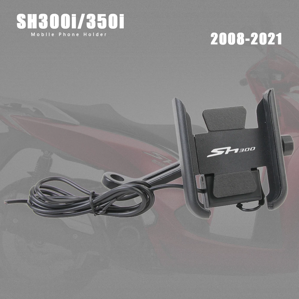 Притежател на Мобилен Телефон на Мотоциклет С USB Зарядно Устройство За Honda SH 300i 350i SH350i SH300i 2008-2021 2015 2016 2017 2018 2019 2020