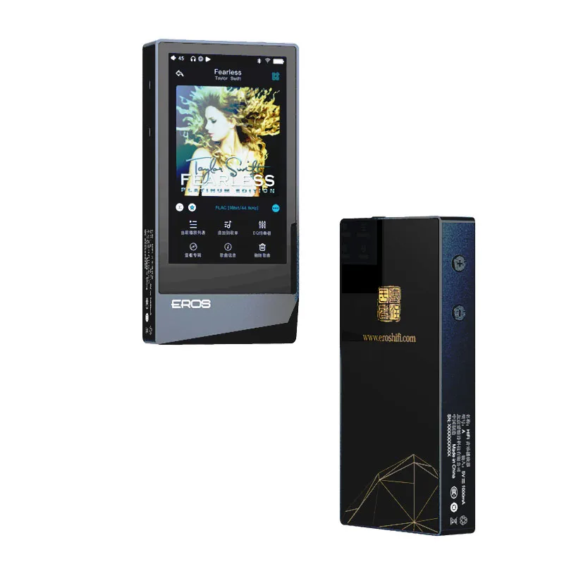 Професионален Музикален плейър, Без да загуби Безжична Bluetooth APTXHD LDAC HD Формат HIFI Сензорен Walkman Балансиран Изход DSD Декодиране 4