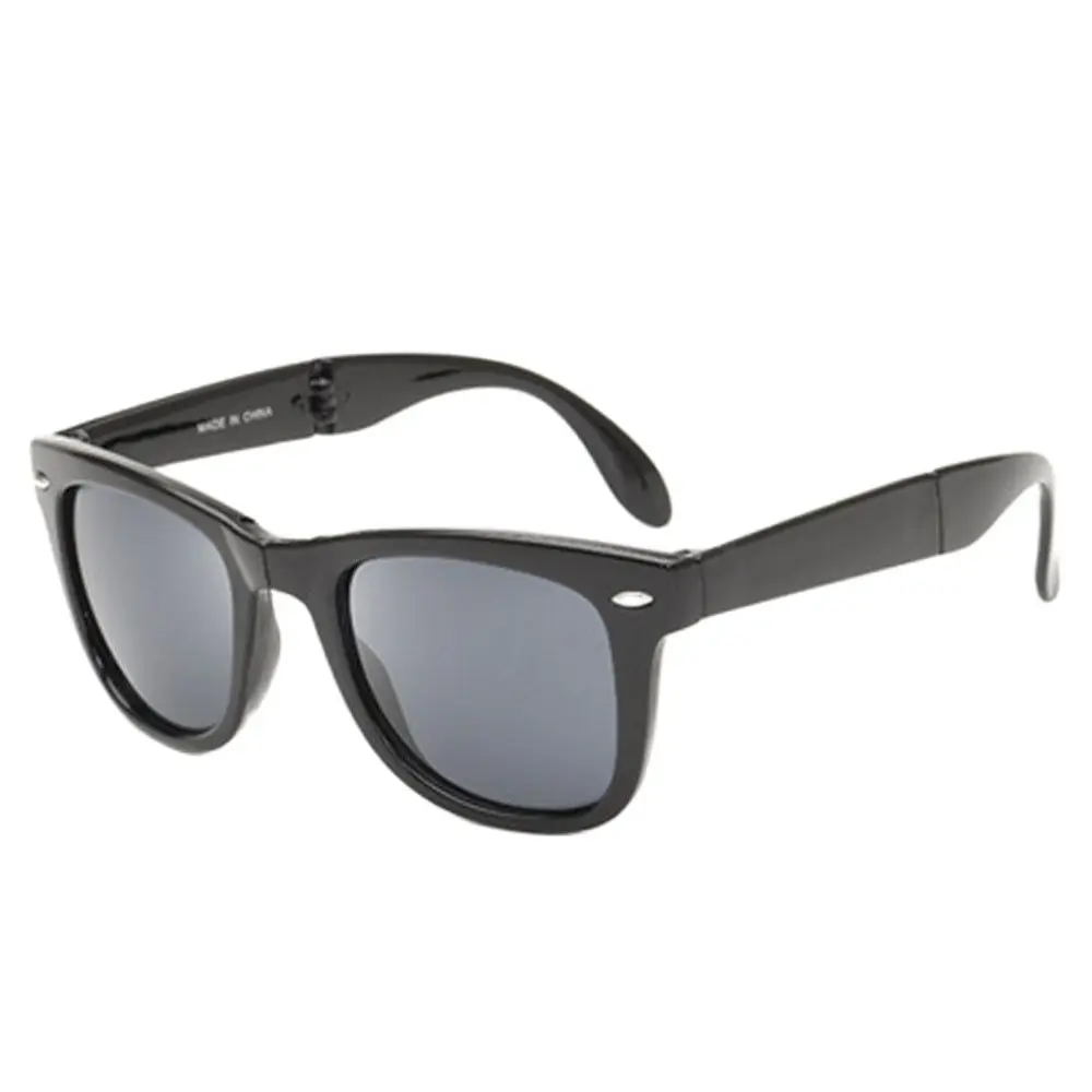 Сгъваеми Очила Корпоративна Дизайн Огледални Слънчеви Очила В Сгънат Вид Oculos De Sol UV400 Classes с Калъф Мъжки Дамски слънчеви Очила 4