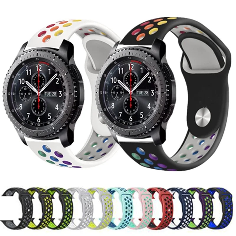 Силиконов Ремък за Samsung Galaxy Watch 4 класически Каишка Gear S3 46/42 мм Huawei Watch GT2 Correa Гривна Активен 2 40 мм 44 мм Каишка