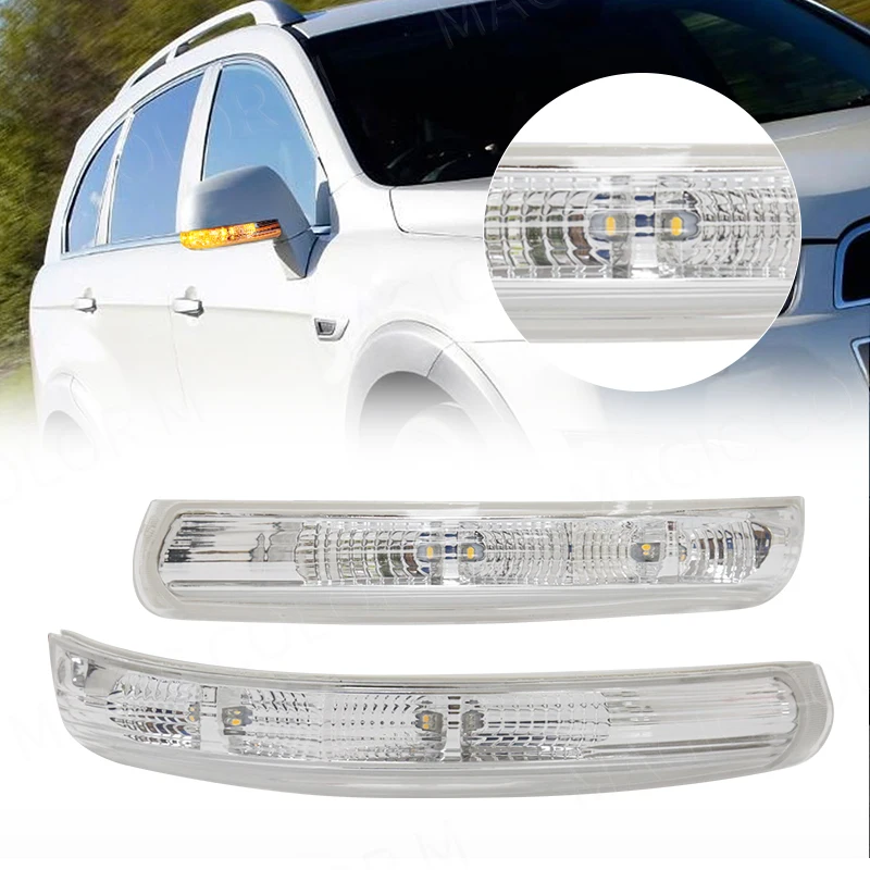 Странично Огледало за Обратно виждане Завъртане на Сигналната Лампа Мигалка за Chevrolet Captiva 2007-2017 Led Мига на Повторител на Светлината за Обратно виждане Наляво/Надясно